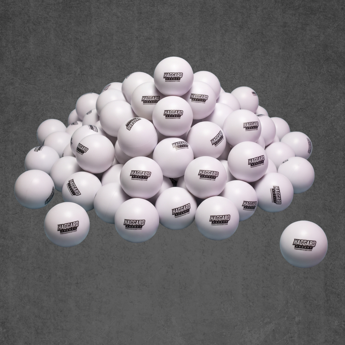 2 Pack - White Knee Hockey Ball