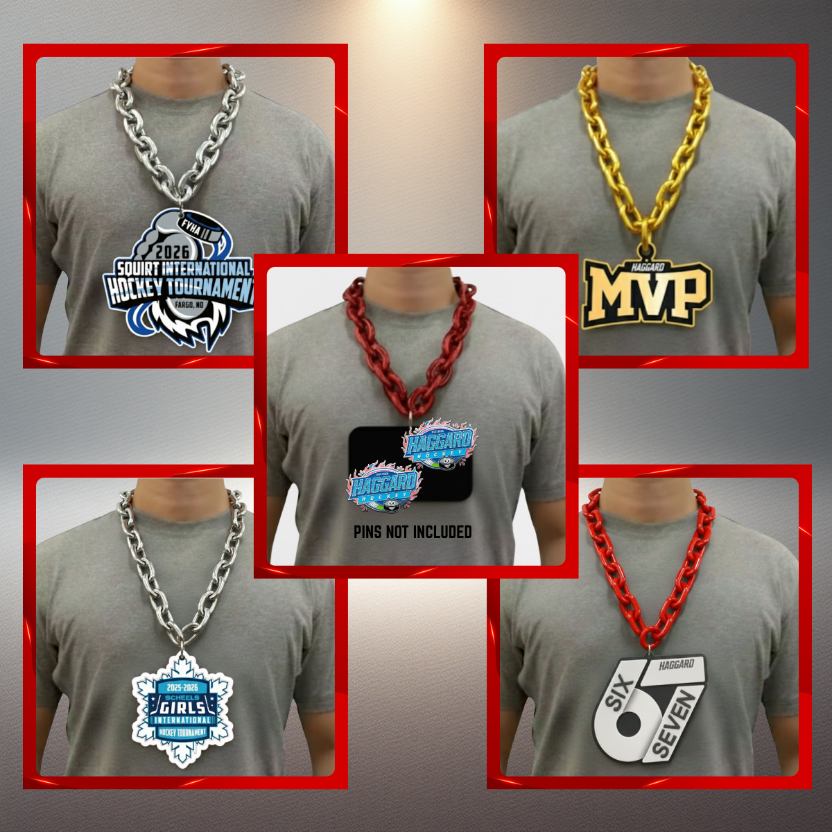 Big Logo Chain Necklace image 0