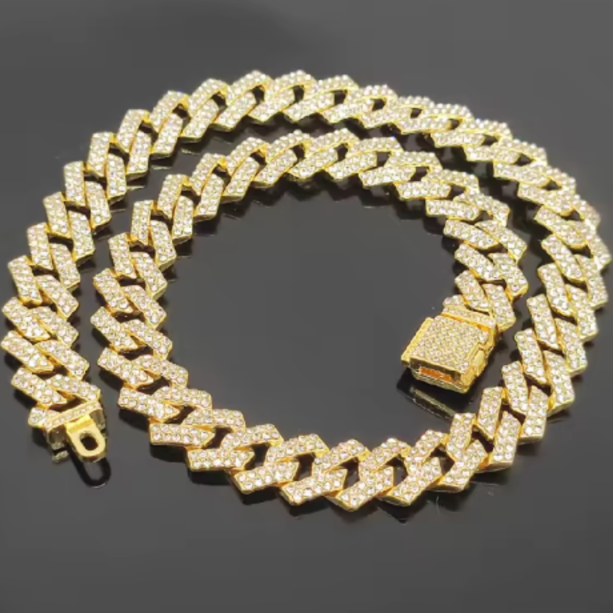 Cuban Link Necklace & Bracelet image 2